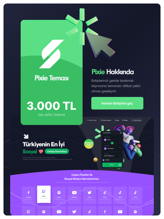 Nivusosyal Premium Pixie Teması Nivusosyal Premium Pixie Teması